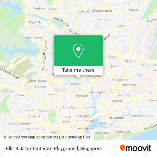 Blk18 Jalan Tenteram Playground map