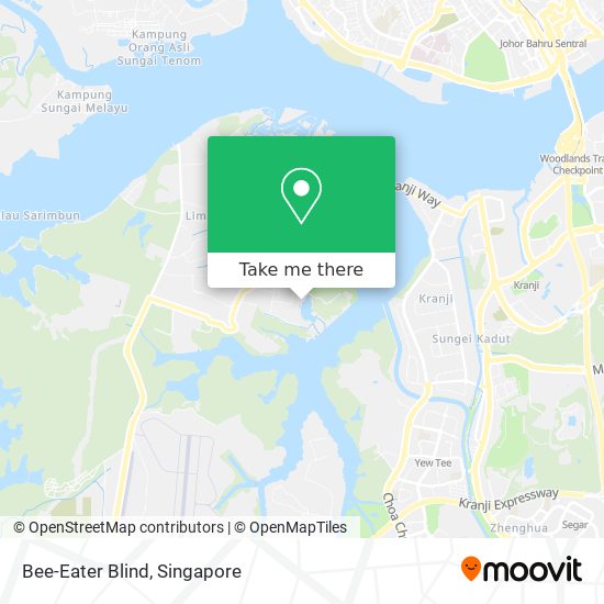 Bee-Eater Blind map