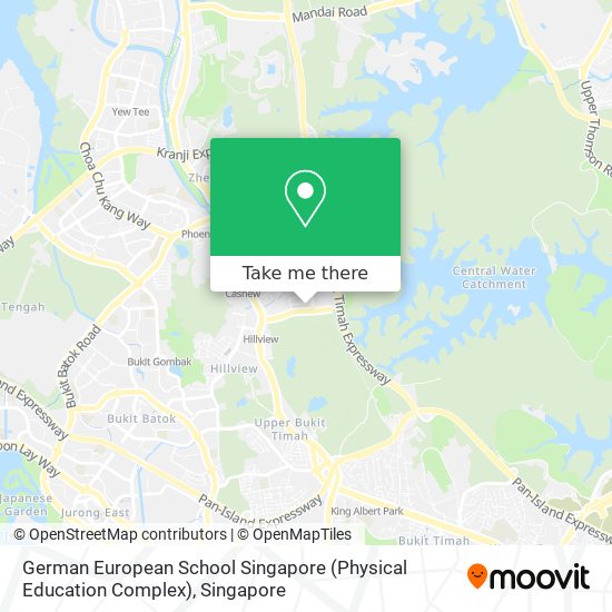 German European School Singapore (Physical Education Complex) map