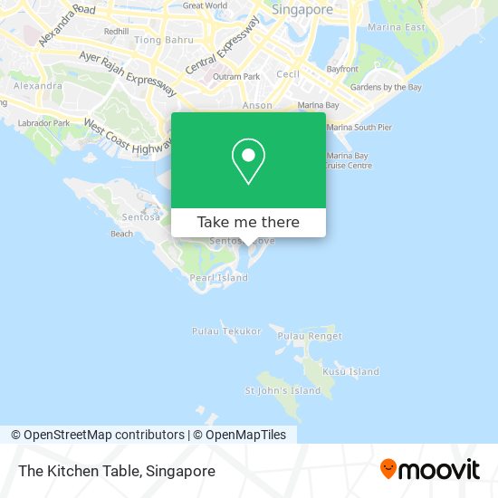 The Kitchen Table map