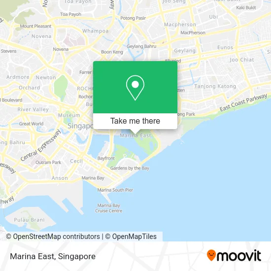 Marina East map