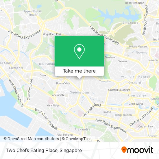 Two Chefs Eating Place map