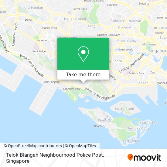 Telok Blangah Neighbourhood Police Post map