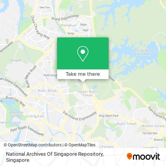 National Archives Of Singapore Repository map