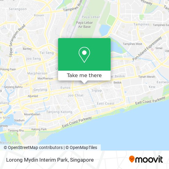 Lorong Mydin Interim Park map