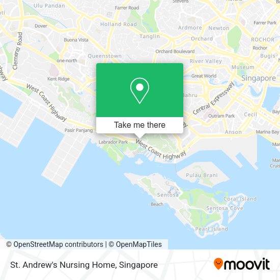 St. Andrew's Nursing Home map