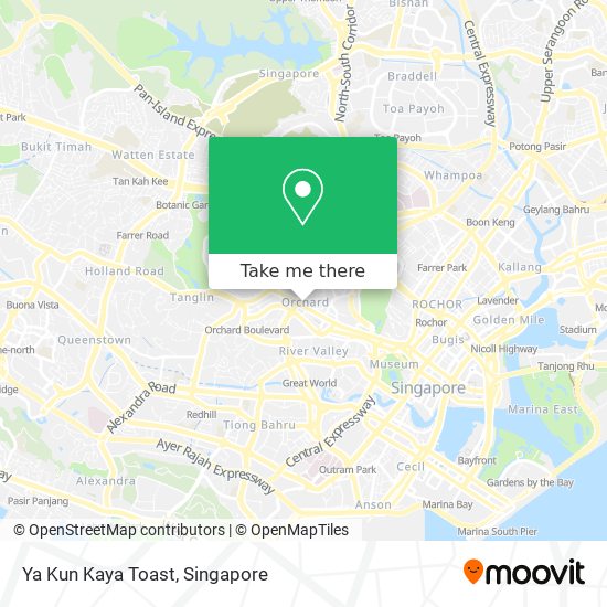 Ya Kun Kaya Toast map