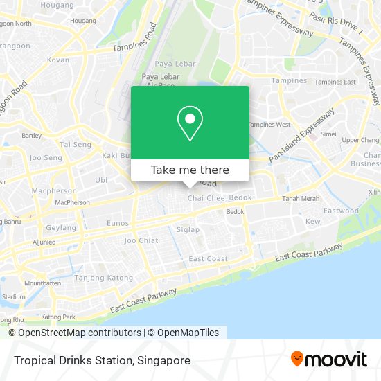 Tropical Drinks Station map