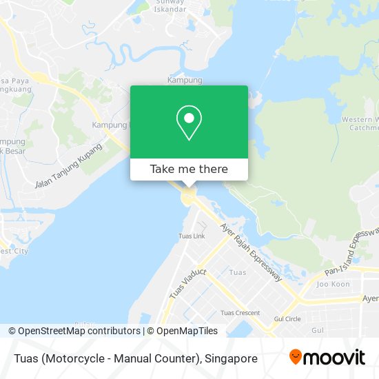 Tuas (Motorcycle - Manual Counter)地图