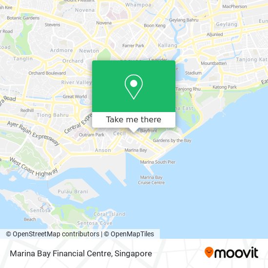 Marina Bay Financial Centre map