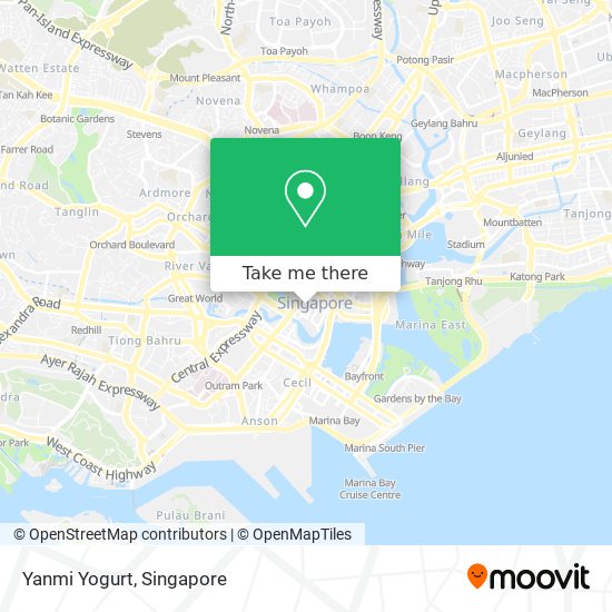 Yanmi Yogurt map