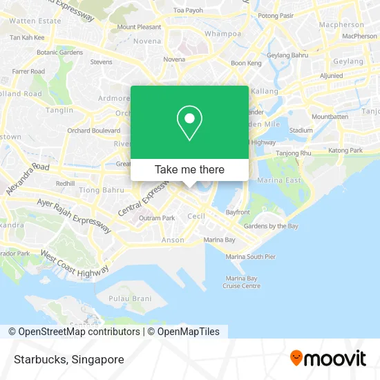 Starbucks map