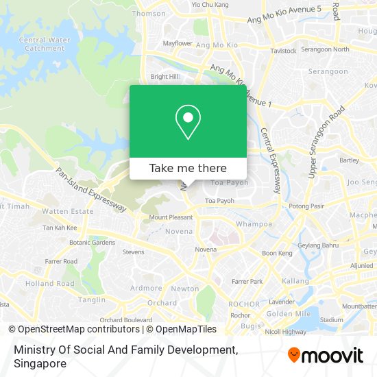Ministry Of Social And Family Development map