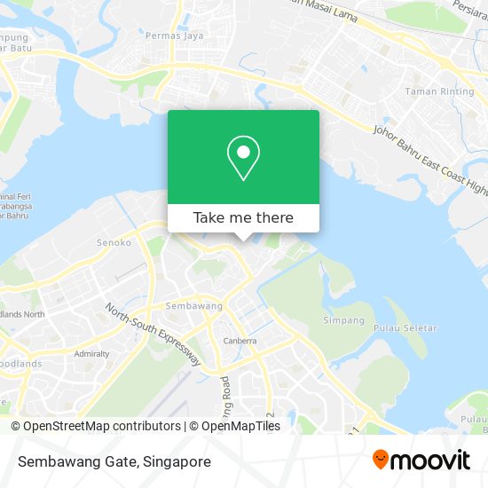 Sembawang Gate map