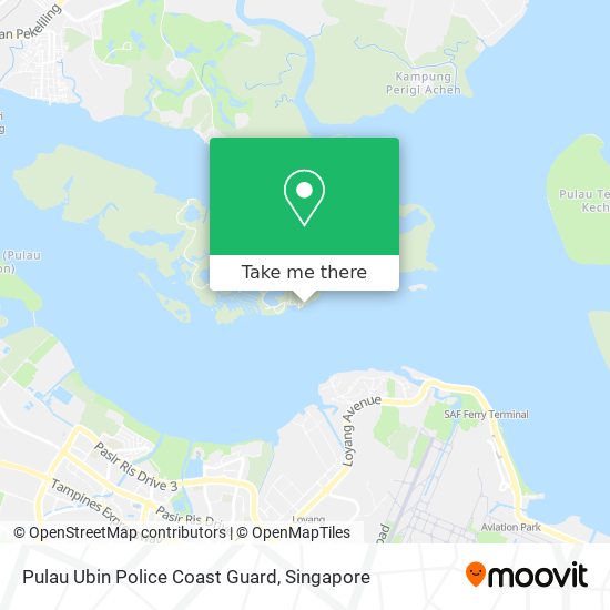Pulau Ubin Police Coast Guard map