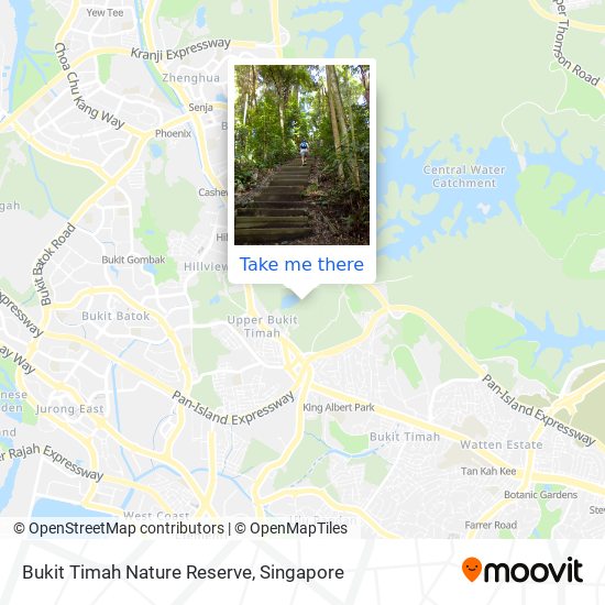 Bukit Timah Nature Reserve地图