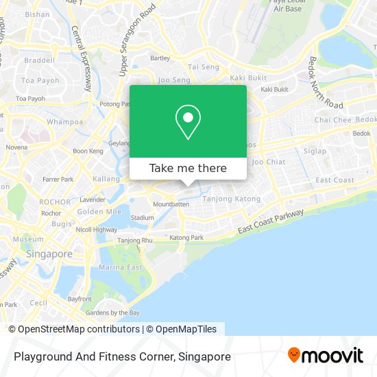 Playground And Fitness Corner map