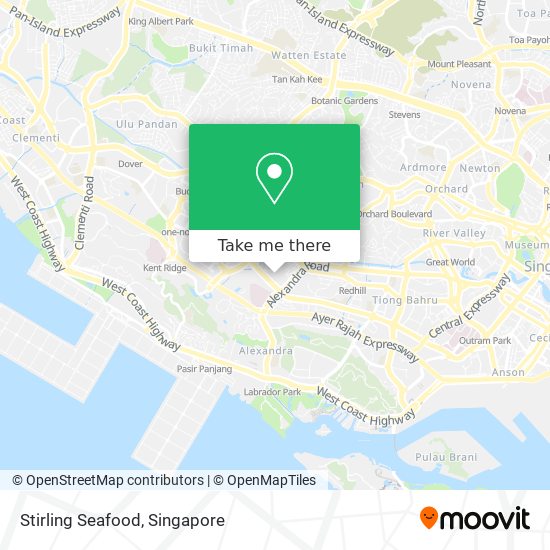 Stirling Seafood map