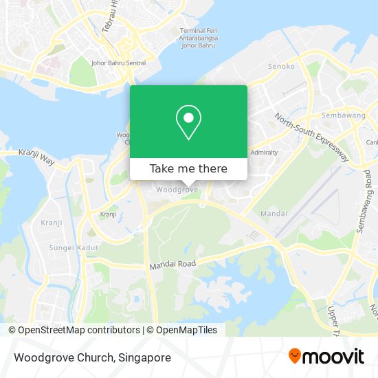 Woodgrove Church map