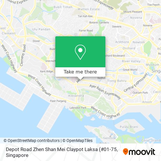 Depot Road Zhen Shan Mei Claypot Laksa map