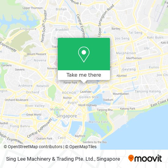Sing Lee Machinery & Trading Pte. Ltd. map