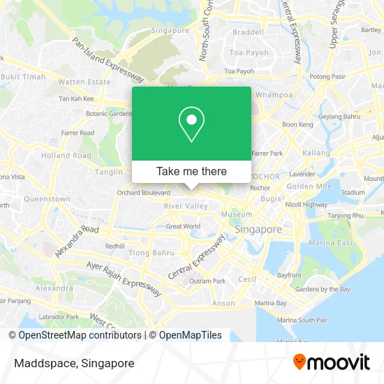 Maddspace map
