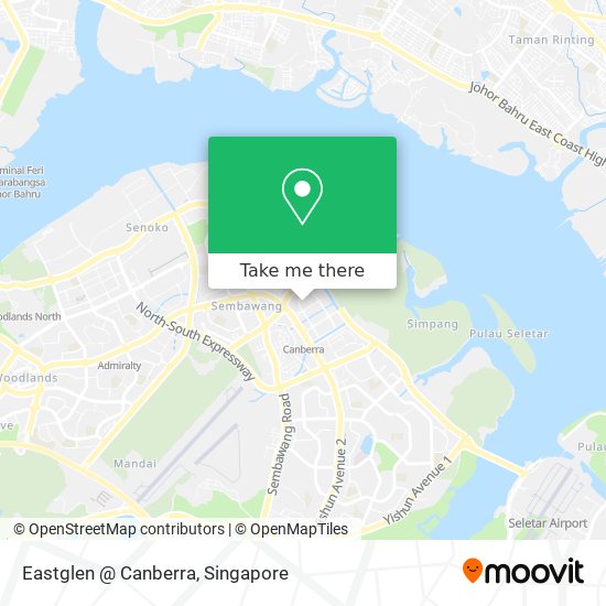 Eastglen @ Canberra map