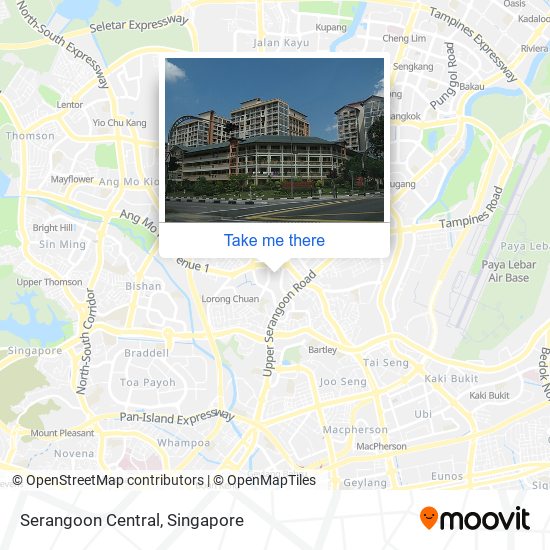 Serangoon Central map