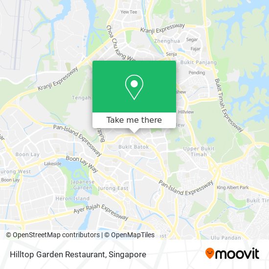 Hilltop Garden Restaurant map