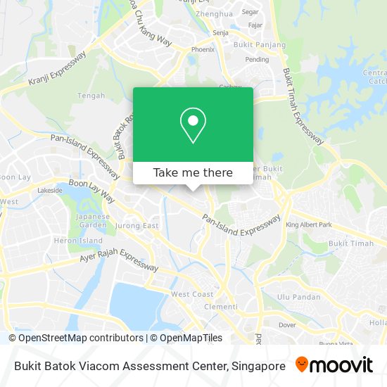 Bukit Batok Viacom Assessment Center map