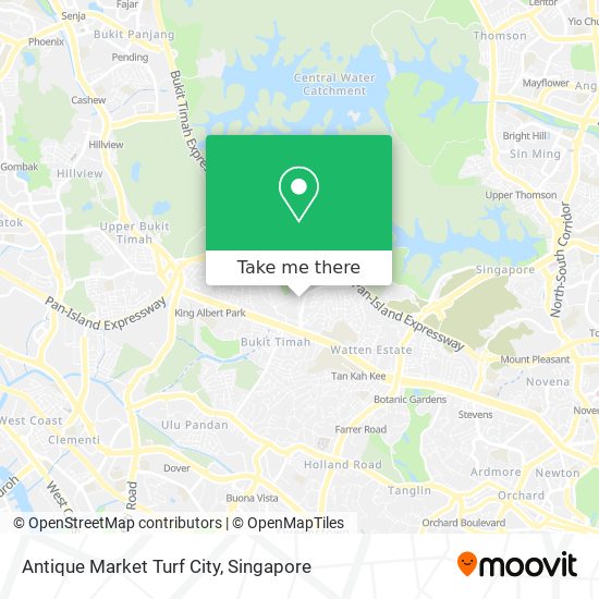 Antique Market Turf City map