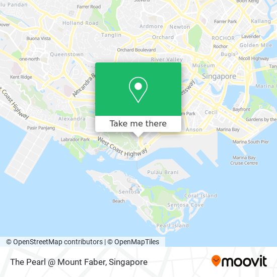 The Pearl @ Mount Faber map