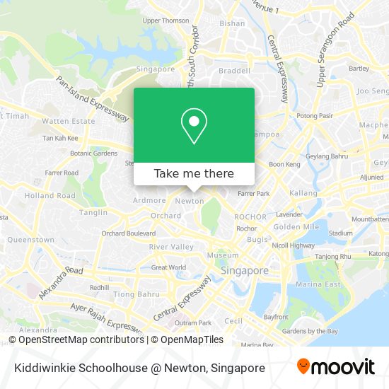 Kiddiwinkie Schoolhouse @ Newton map