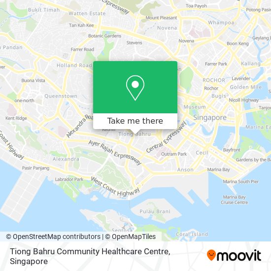 Tiong Bahru Community Healthcare Centre map