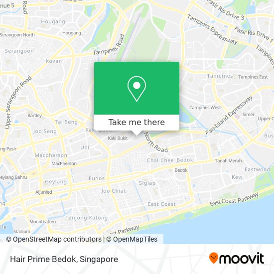 Hair Prime Bedok map