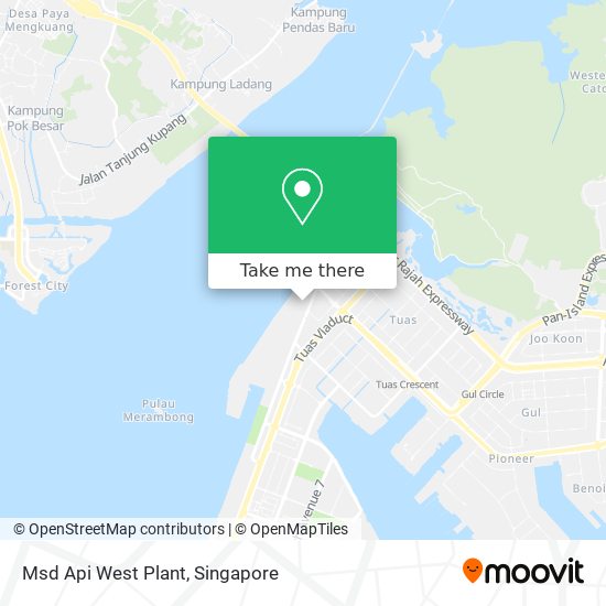 Msd Api West Plant map