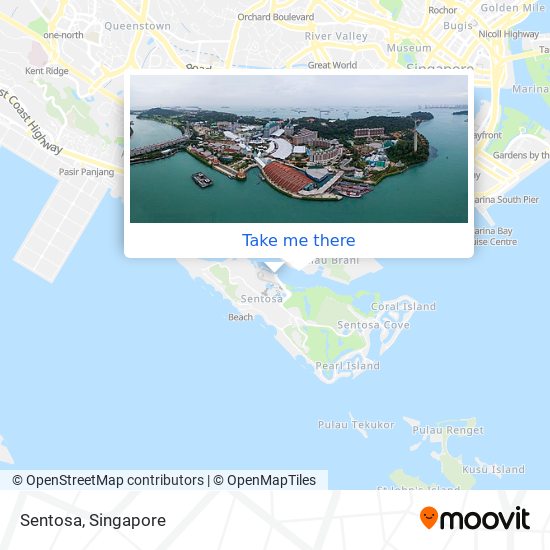 Sentosa map