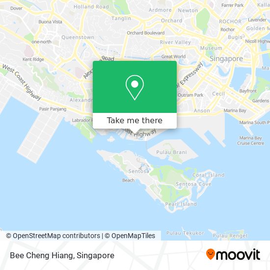 Bee Cheng Hiang map