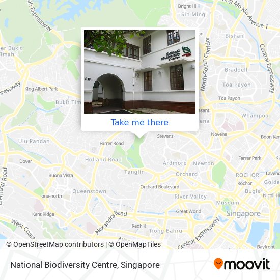 National Biodiversity Centre map