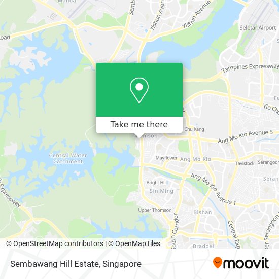 Sembawang Hill Estate地图