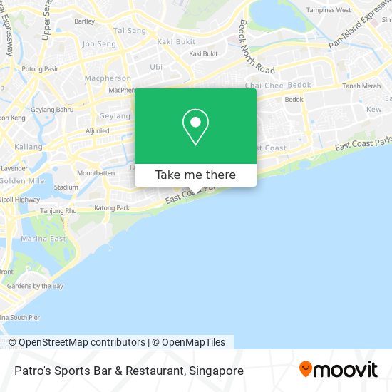 Patro's Sports Bar & Restaurant map