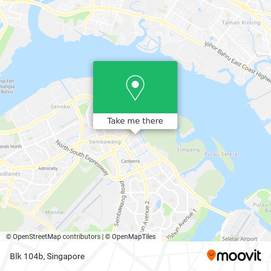 Blk 104b map
