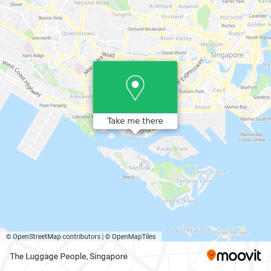 The Luggage People map