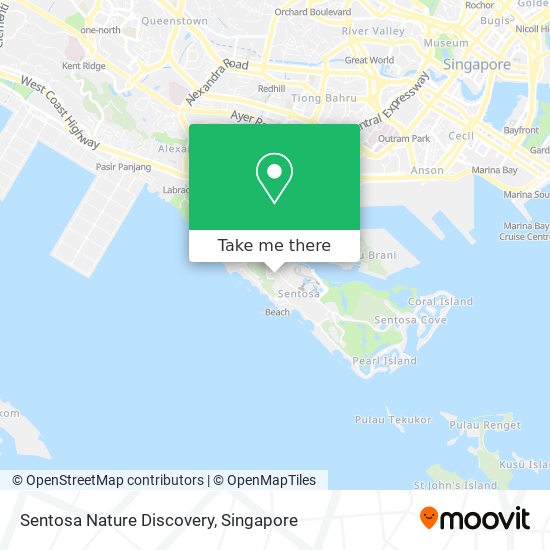 Sentosa Nature Discovery地图