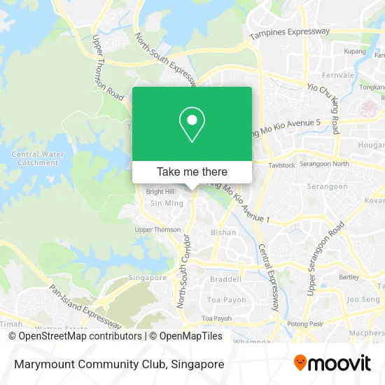 Marymount Community Club map