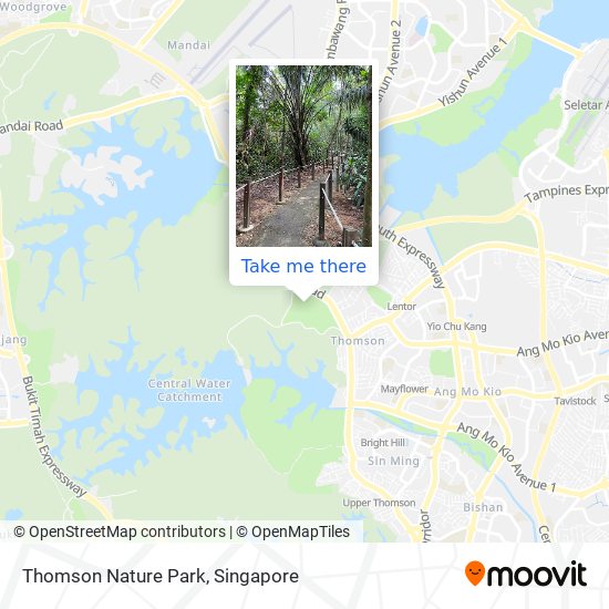 Thomson Nature Park地图
