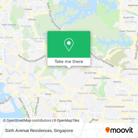 Sixth Avenue Residences map