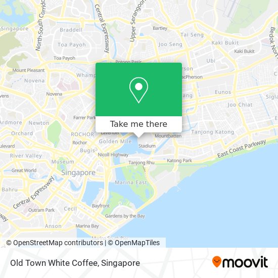 Old Town White Coffee map