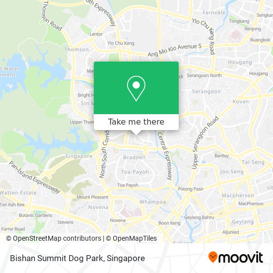 Bishan Summit Dog Park map