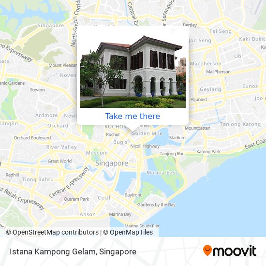 Istana Kampong Gelam map